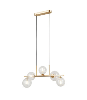 Toledo Bar Pendant Ceiling Light Gold 5xG9-2