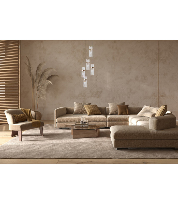 Taraso Cluster Pendant Ceiling Light Gold 5xE14-5