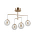 Velada Multi Arm Semi Flush Ceiling Lamp Gold 3000K Warm White 4xLED-2