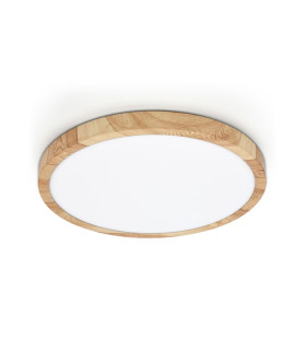 Alata 30cm Bathroom Ceiling Light Wood 2800/4000/6000K IP44-1