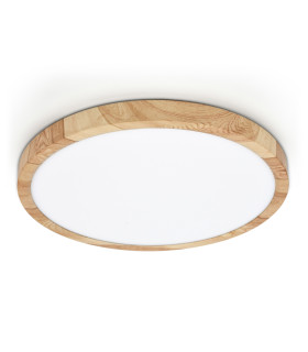 Alata 40cm Bathroom Ceiling Light Wood 2800/4000/6000K IP44-1