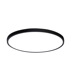 Alata 48cm Flush Ceiling Light Black 2800/4000/6000K-1