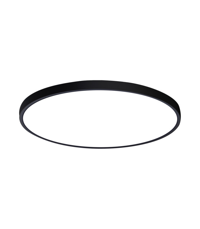 Alata 48cm Flush Ceiling Light Black 2800/4000/6000K-1