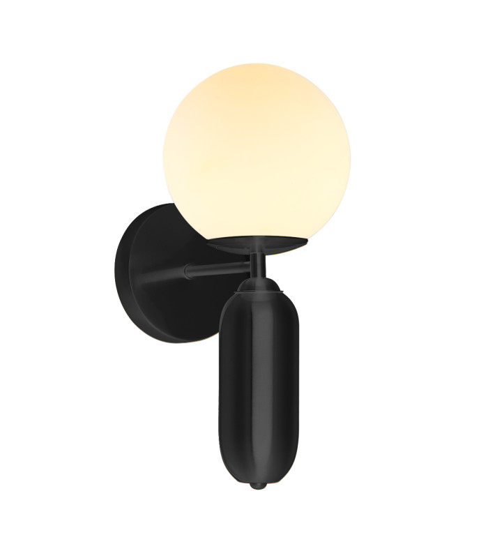 Aldeva Globe Wall Lights Black-2