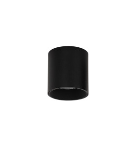 Altisma 7.5cm Surface Mounted Downlight Matt Black 3000K Warm White-4