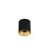 Altisma 7.5cm Surface Mounted Downlight Matt Black Gold 3000K Warm White-1