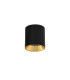 Altisma 7.5cm Surface Mounted Downlight Matt Black Gold 3000K Warm White-4