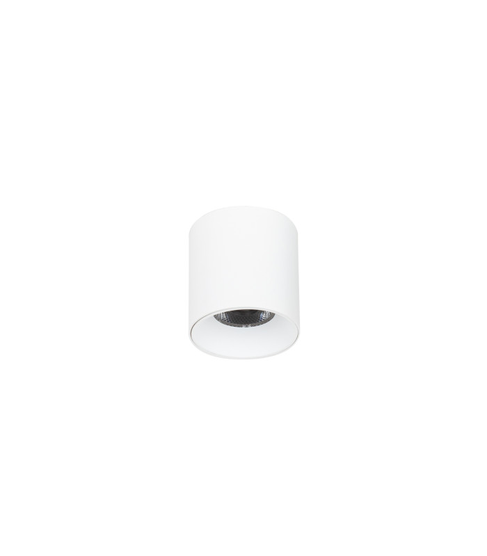 Altisma 7.5cm Surface Mounted Downlight Matt White 3000K Warm White-1