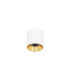 Altisma 7.5cm Surface Mounted Downlight Matt White Gold Inside 3000K Warm White-1