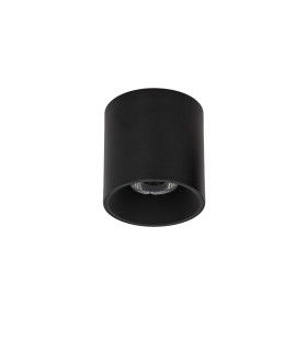 Altisma 9.5cm Surface Mounted Downlight Matt Black 3000K Warm White-1
