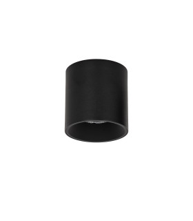 Altisma 9.5cm Surface Mounted Downlight Matt Black 3000K Warm White-4