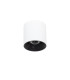Altisma 9.5cm Surface Mounted Downlight Matt White Black Inside 3000K Warm White-1
