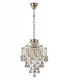 Ceiling Pendant 4 Light E14 French Gold, Crystal - 1