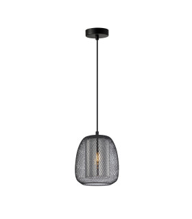 Amiria Wire Frame Pendant Ceiling Light Black-1