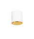 Altisma 9.5cm Surface Mounted Downlight Matt White Gold Inside 3000K Warm White-4