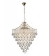 Ceiling Pendant 9 Light E14 French Gold, Crystal - 1