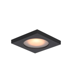 Antar Square Recessed Downlight Black IP44-1