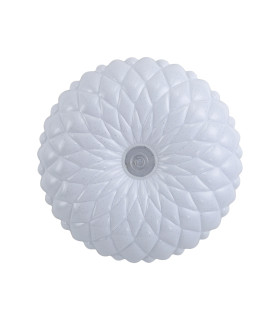 Auris 38cm Outdoor Decorative Flush White 4000K Neutral White-1
