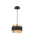 Bans Cylindrical Pendant Ceiling Light Gold Black-1