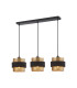 Bans Bar Pendant Ceiling Light Gold Black 3xE27-1
