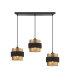 Bans Bar Pendant Ceiling Light Gold Black 3xE27-3