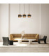 Bans Bar Pendant Ceiling Light Gold Black 3xE27-5