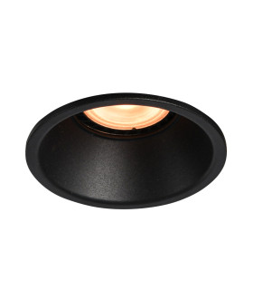 Barto 8.5cm Recessed Downlight Black Sandblasted-1
