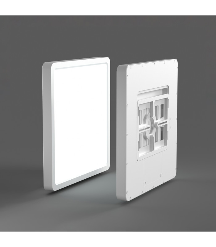 Bastia 30cm Flush Ceiling Light White 2800/4000/6000K-2