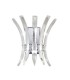 Wall Lamp 2 Light Polished Chrome - 1