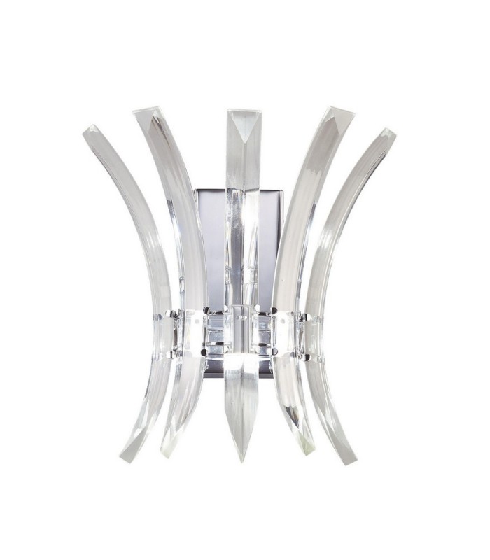 Wall Lamp 2 Light Polished Chrome - 1