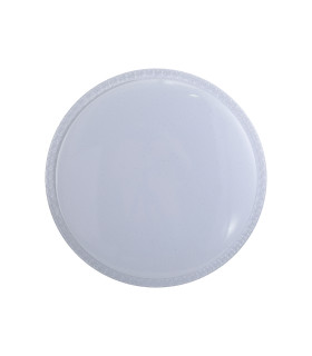 Borla 38cm Flush Ceiling Light White 4000K Neutral White-1