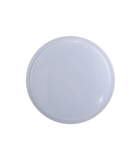 Borla 33cm Flush Ceiling Light White 4000K Neutral White-1