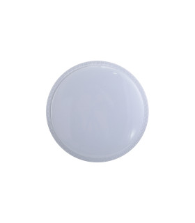 Borla 27cm Flush Ceiling Light White 4000K Neutral White-1