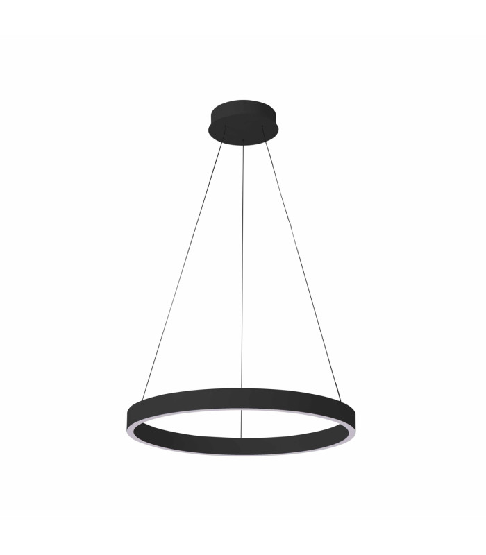 Brasco I 60cm LED Pendant Ceiling Light Black 3000/4000K-1