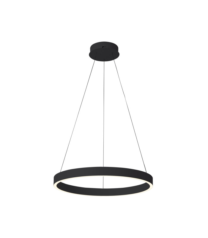 Brasco I 60cm LED Pendant Ceiling Light Black 3000/4000K-2