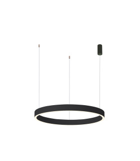 Brasco II 60cm LED Pendant Ceiling Light Black 3000/4000K-1