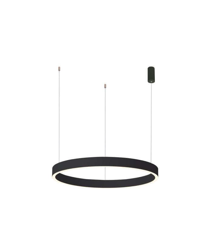 Brasco II 60cm LED Pendant Ceiling Light Black 3000/4000K-1