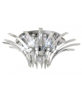 Ceiling 6 Light Polished Chrome - 1