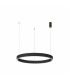 Brasco II 60cm LED Pendant Ceiling Light Black 3000/4000K-2