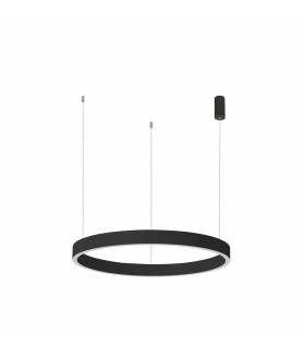 Brasco II 60cm LED Pendant Ceiling Light Black 3000/4000K-2