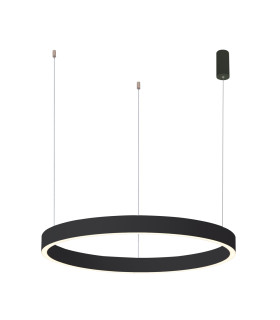 Brasco II 80cm LED Pendant Ceiling Light Black 3000/4000K-1