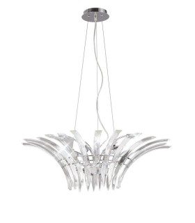 Ceiling Pendant 9 Light Polished Chrome - 1
