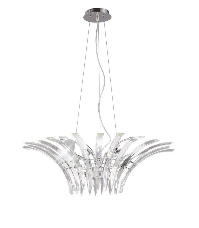 Ceiling Pendant 9 Light Polished Chrome - 1