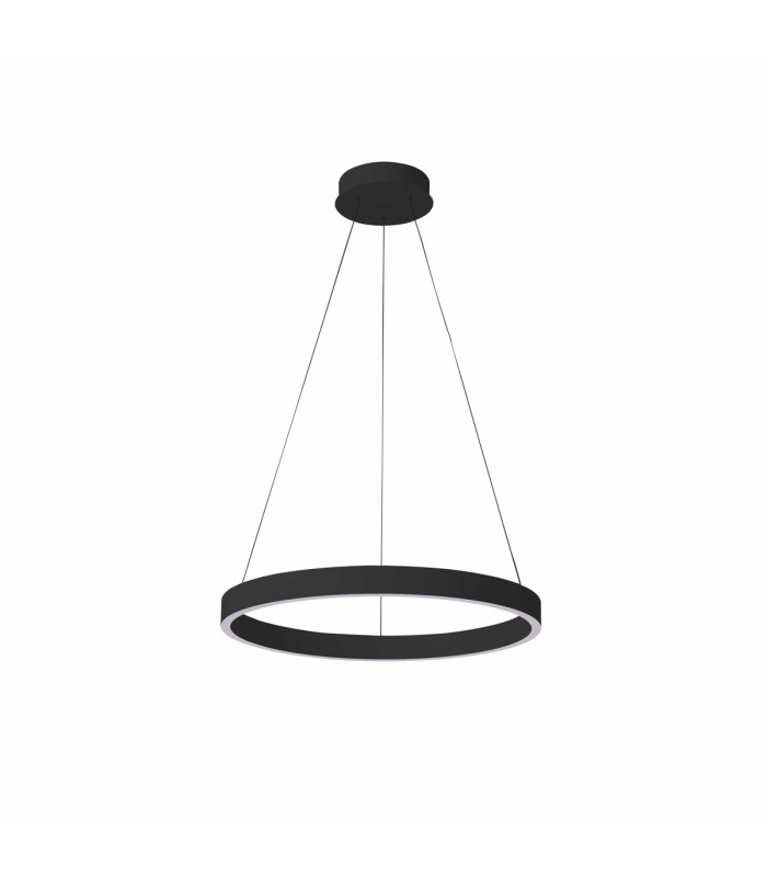 Brasco I 60cm LED Pendant Ceiling Light Black 3000/4000K 2xLED-1
