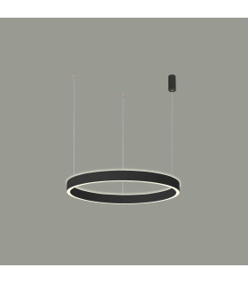 Brasco II 60cm LED Pendant Ceiling Light Black 3000/4000K 2xLED-1