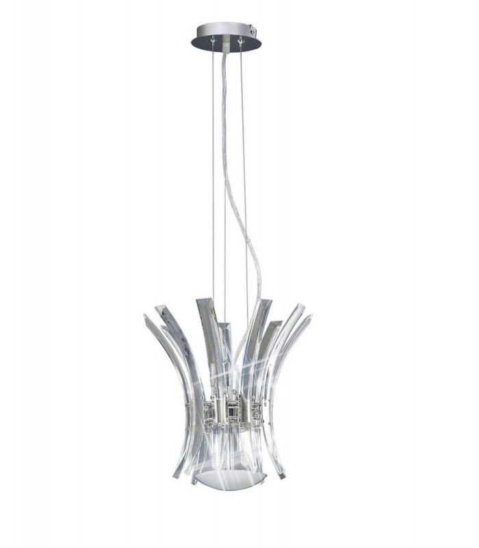Ceiling Pendant 4 Light Polished Chrome - 1