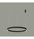 Brasco II 80cm LED Pendant Ceiling Light Black 3000/4000K 2xLED-1