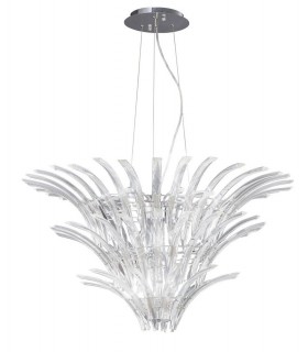 Ceiling Pendant 12 Light Polished Chrome - 1