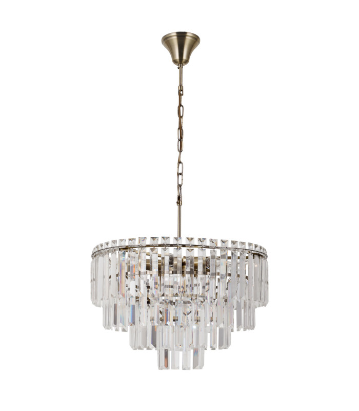 Buena Pendant Ceiling Light Antique Bronze 9xE14-1