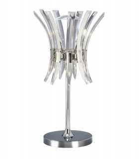 Table Lamp 4 Light Polished Chrome - 1